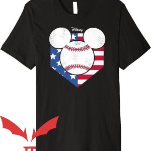 Disney Jersey T-Shirt Mickey Baseball Diamond