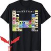 Disney Jersey T-Shirt Movie Characters Periodic Table