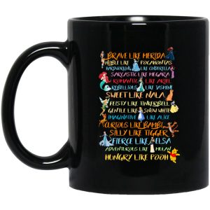 Disney Princess Brave Like Merida, Noble Like Pocahontas Mug