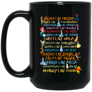 Disney Princess Brave Like Merida Noble Like Pocahontas Mug 4