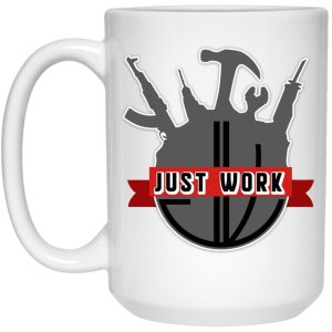 Do It with Dan Just Work Logo Mug