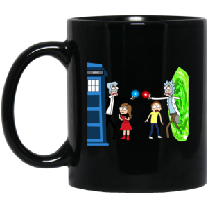 Doctor Who VS Rick And Morty Mashup Mug 3