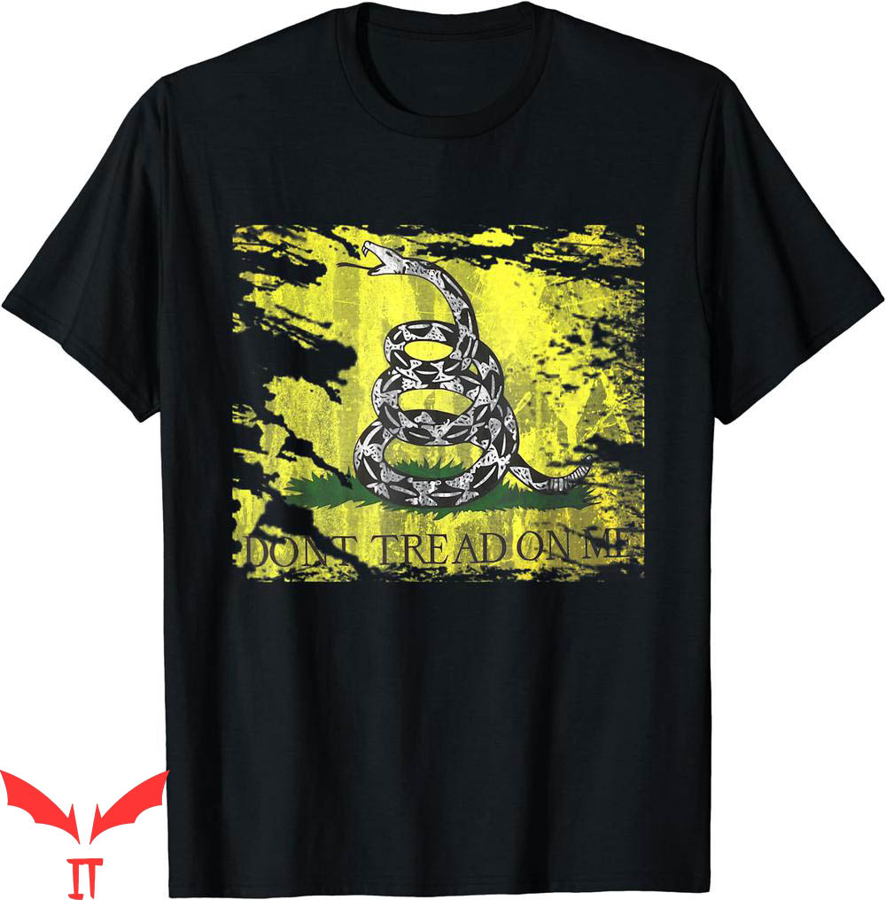 Dont Tread On Me T-Shirt Amendment Eroded Flag Dont Tread On Me T-Shirt Amendment Eroded Flag