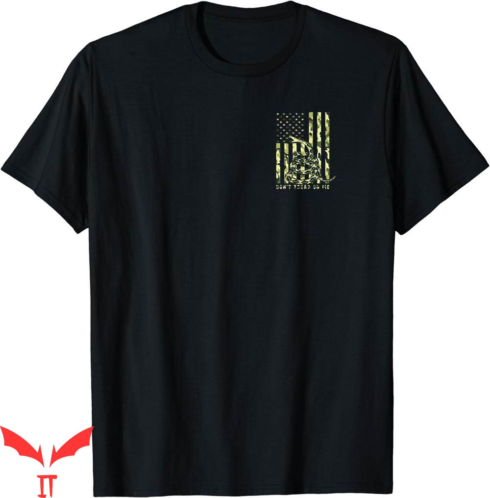 Dont Tread On Me T-Shirt Camo American Flag Classic Dont Tread On Me T-Shirt Camo American Flag Classic