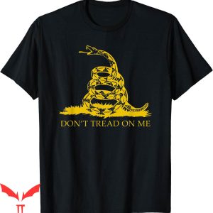 Dont Tread On Me T-Shirt For Gadsden Flag Yellow Snake