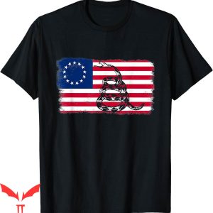 Dont Tread On Me T-Shirt Patriot Gadsden Snake Flag Gift