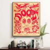 Doors Concert Poster, Vintage Music Rock Poster