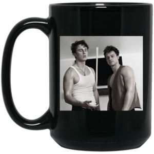Drew Starkey and Rudy Pankow JJ Outer Banks Vintage Mug 4