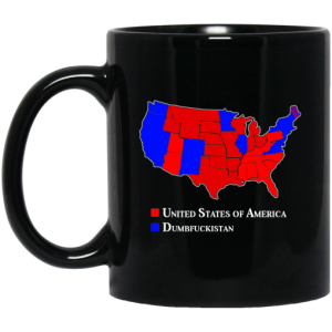 Dumbfuckistan Election Map Republican Edition Mug 3