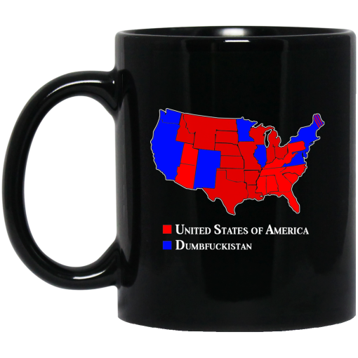 Dumbfuckistan Election Map - Republican Edition Mug Dumbfuckistan Election Map - Republican Edition Mug