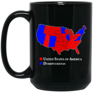 Dumbfuckistan Election Map Republican Edition Mug 4