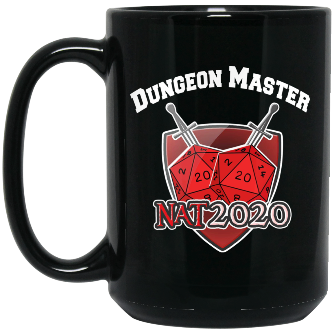 Dungeon Master Nat 20 DnD D20 Dungeons Dragons 11 15 oz Mug Dungeon Master Nat 20 DnD D20 Dungeons Dragons 11 15 oz Mug