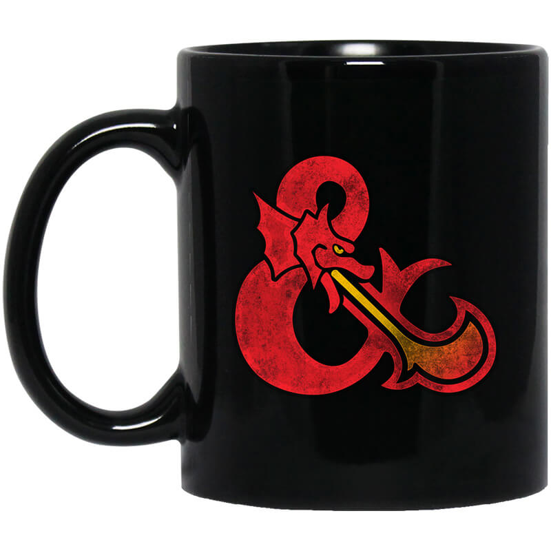 Dungeons & Dragons DND Logo Mug Dungeons & Dragons DND Logo Mug