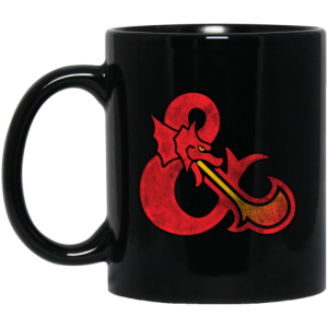 Dungeons Dragons DND Logo Mug 3