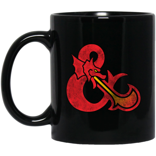 Dungeons & Dragons DND Logo Mug Dungeons & Dragons DND Logo Mug
