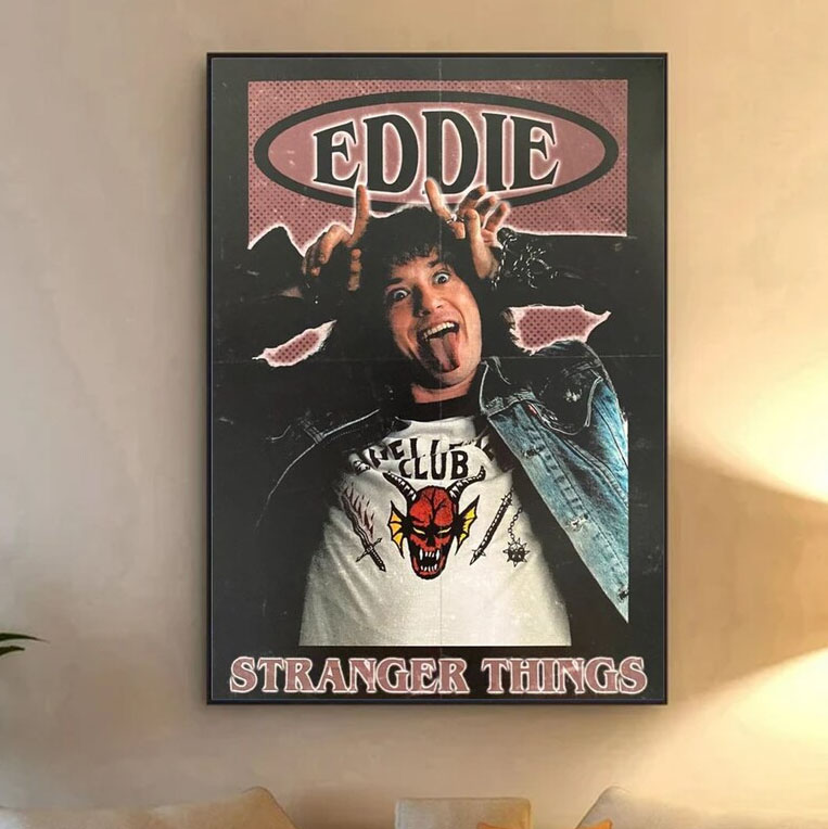 Eddie Munson Stranger Things Hellfire Club Inspired Poster Eddie Munson Stranger Things Hellfire Club Inspired Poster