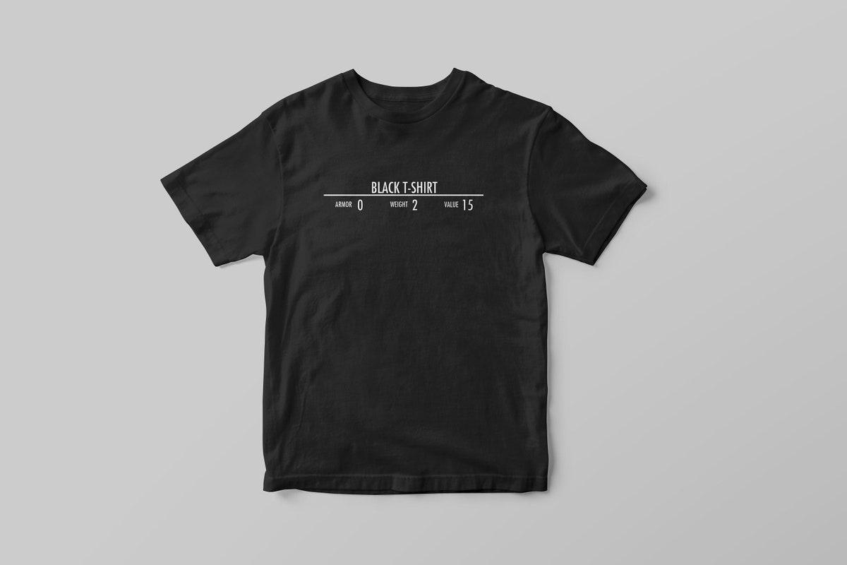 Elder Scrolls Skyrim Black T-shirt Unisex T-shirt - Apparel, Mug, Home Decor - Perfect Gift For Everyone Elder Scrolls Skyrim Black T-shirt Unisex T-shirt - Apparel, Mug, Home Decor - Perfect Gift For Everyone