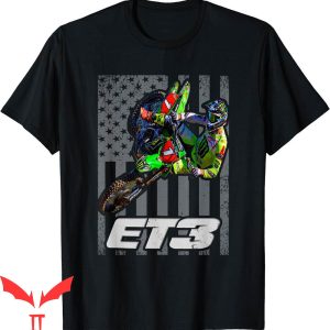 Eli Tomac T-Shirt ET3 USA Flag 450SX Motocross ET1
