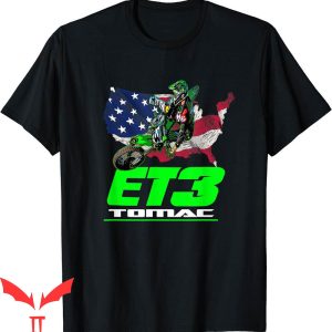 Eli Tomac T-Shirt ET3 USA Flag 450SX Motocross ET1 Racer