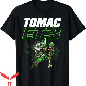 Eli Tomac T-Shirt Motocross ET3 Supercross Motorcycle Racer