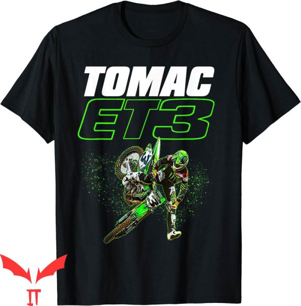 Eli Tomac T-Shirt Motocross ET3 Supercross Motorcycle Racer