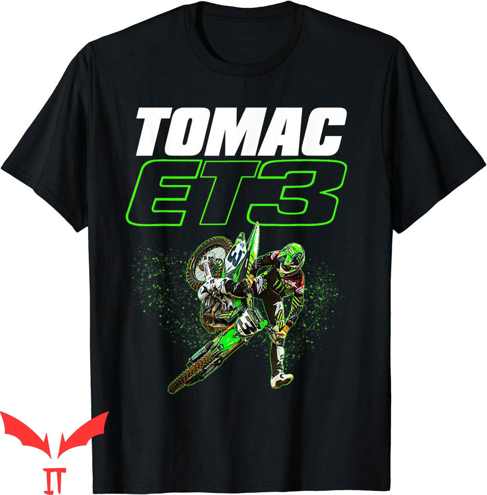 Eli Tomac T-Shirt Motocross ET3 Supercross Motorcycle Racer Eli Tomac T-Shirt Motocross ET3 Supercross Motorcycle Racer