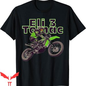 Eli Tomac T-Shirt Motorcross 3 Motorcycle Racer Star Racing