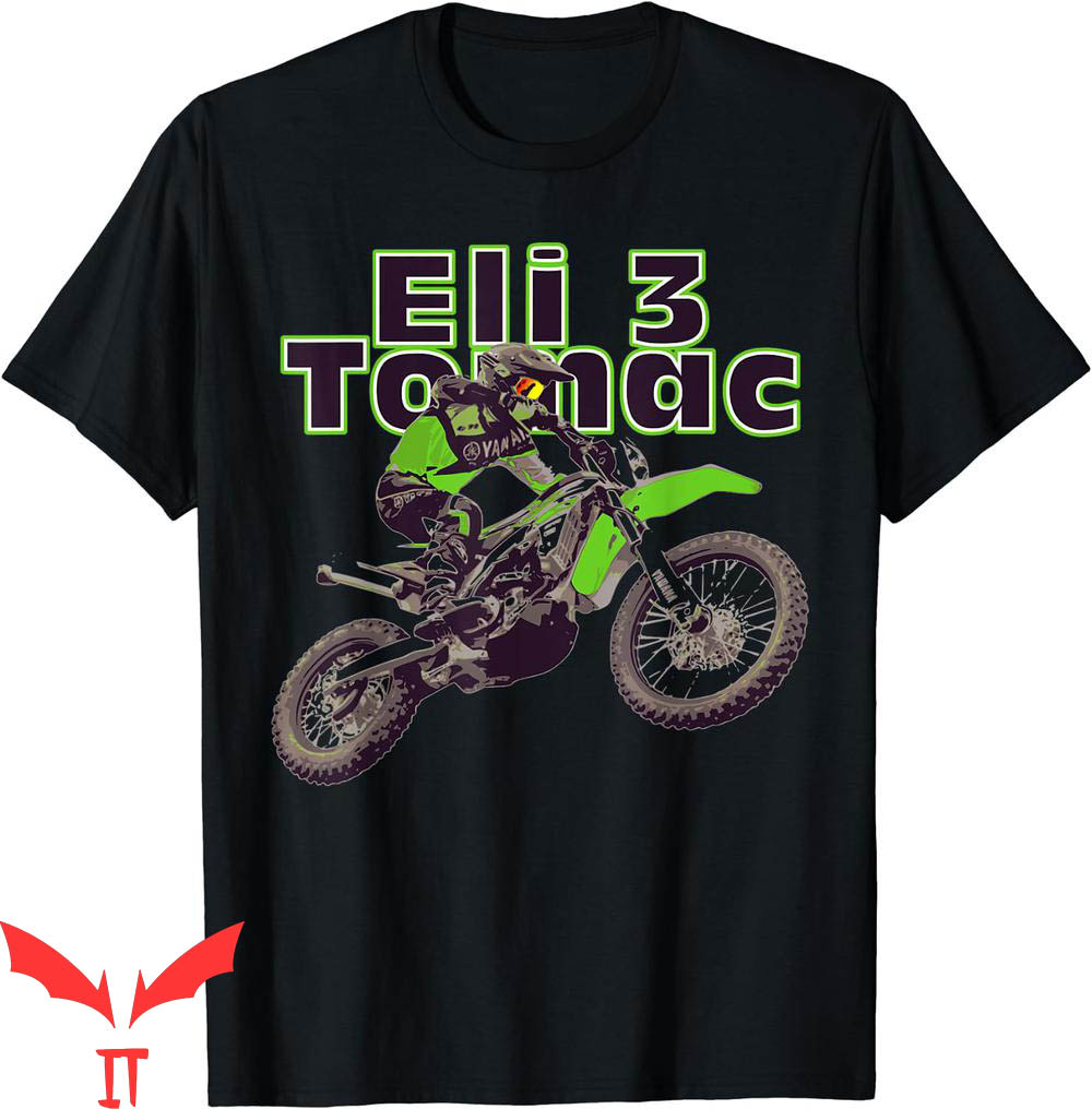 Eli Tomac T-Shirt Motorcross 3 Motorcycle Racer Star Racing Eli Tomac T-Shirt Motorcross 3 Motorcycle Racer Star Racing
