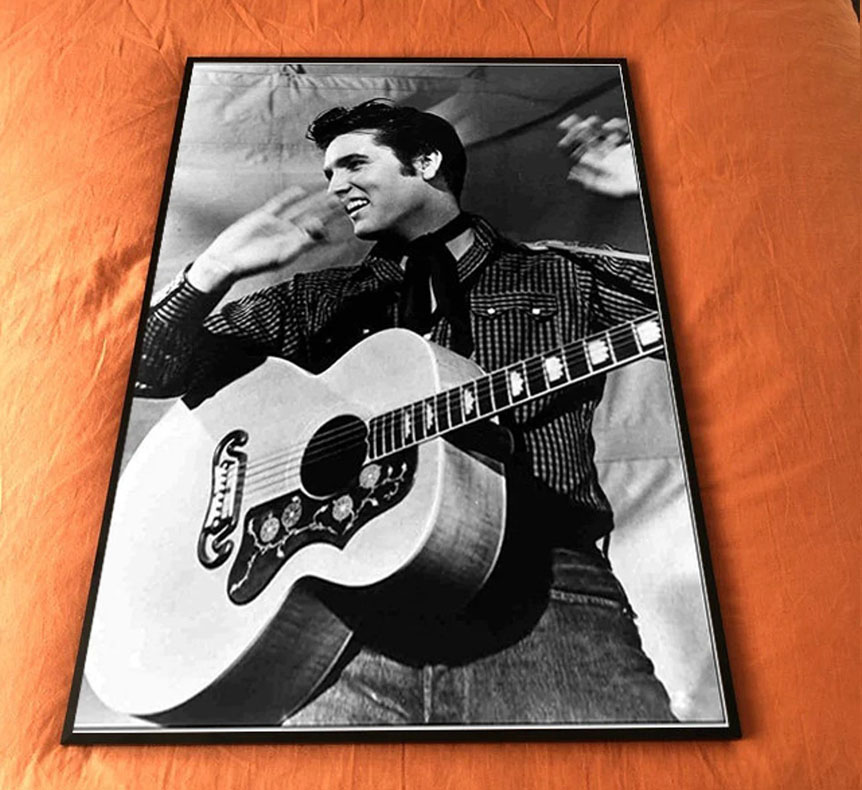Elvis Presley Black And White Poster Elvis Presley Black And White Poster