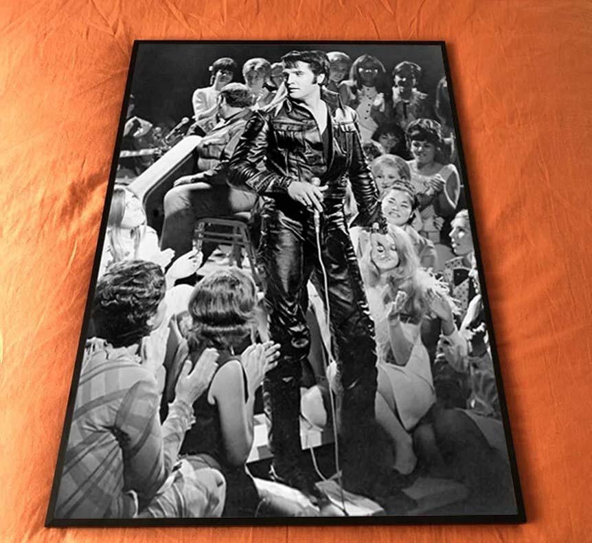 Elvis Print 1968 Comeback Special 1970's Poster Elvis Print 1968 Comeback Special 1970's Poster
