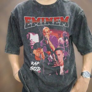 Eminem Famous Rapper Vintage T Shirt For Hip Hop Fans – Apparel, Mug, Home Decor – Perfect Gift For Everyone