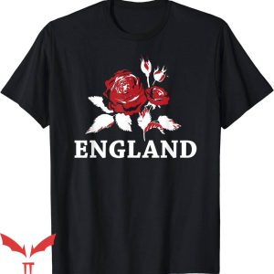 England Rugby T-Shirt Traditional Red Rose T-Shirt NFL