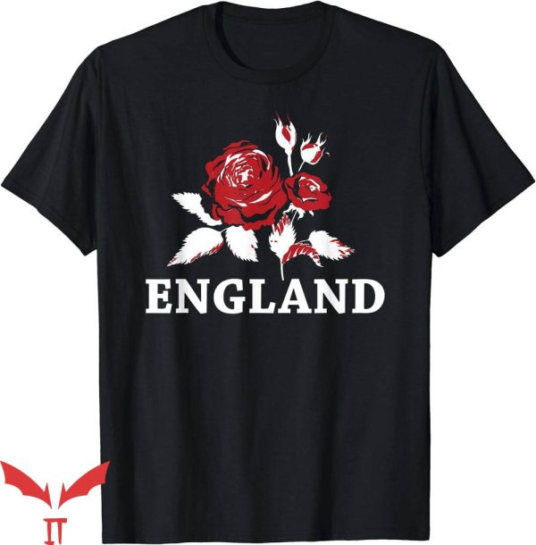 England Rugby T-Shirt Traditional Red Rose T-Shirt NFL