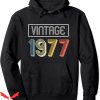 Essentials 1977 Hoodie Vintage Birthday Pullover