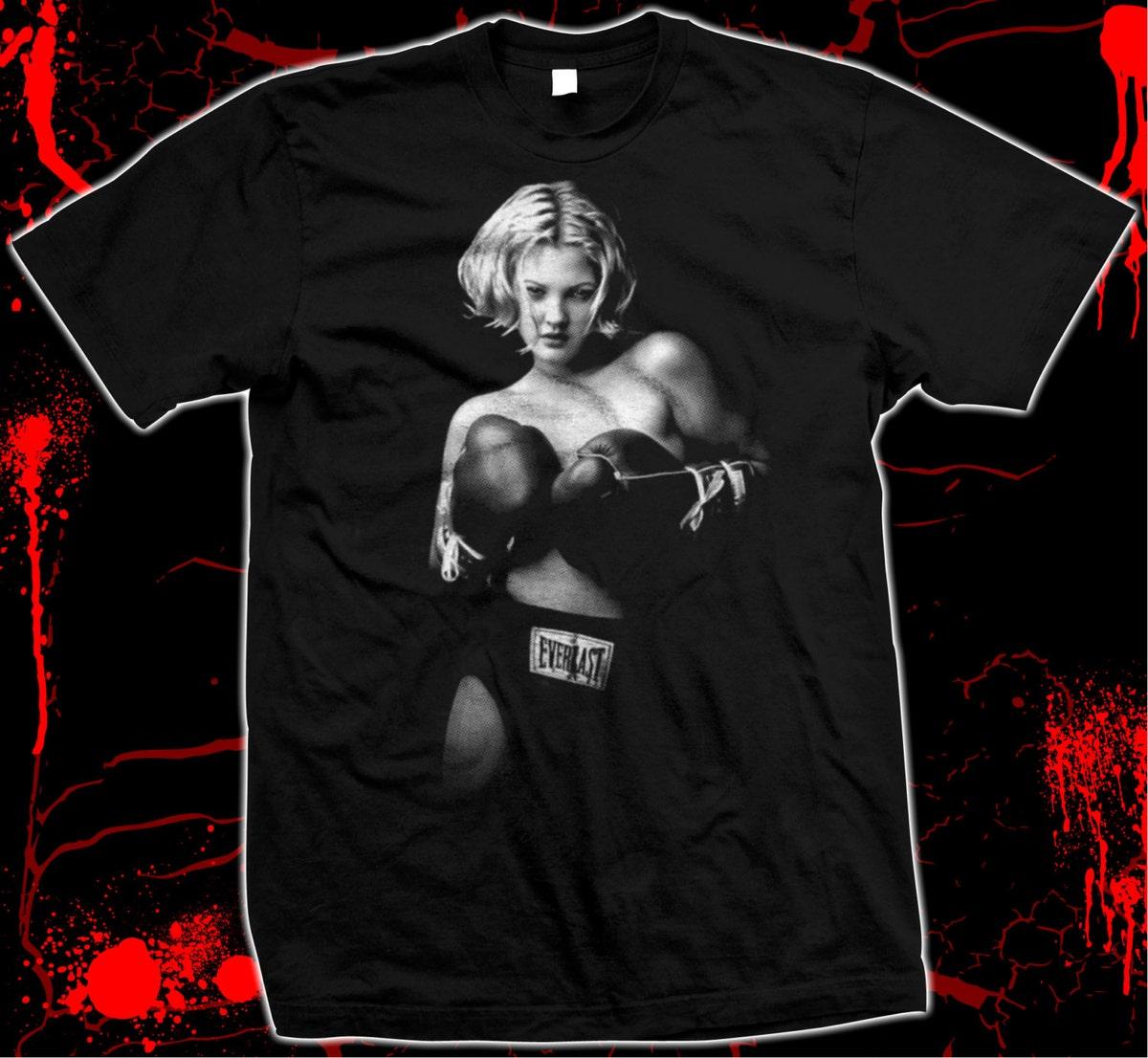 Famous Actress Drew Barrymore Boxing Unisex T-shirt - Apparel, Mug, Home Decor - Perfect Gift For Everyone Famous Actress Drew Barrymore Boxing Unisex T-shirt - Apparel, Mug, Home Decor - Perfect Gift For Everyone