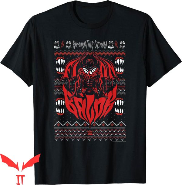 Finn Balor T-Shirt WWE Christmas Summon The Demon Wrestling