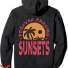 Forever Chasing Sunsets Hoodie Retro Vintage Summer Vacation