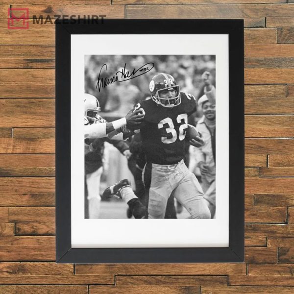 Franco Harris Autographed Signed Best Poster