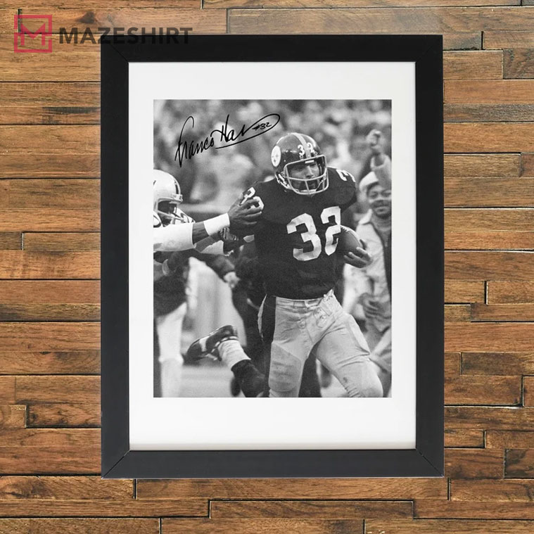 Franco Harris Autographed Signed Best Poster Franco Harris Autographed Signed Best Poster