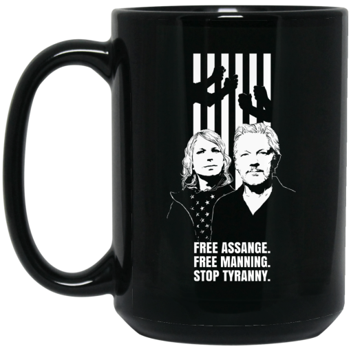 Free Assange Free Manning Stop Tyranny Mug Free Assange Free Manning Stop Tyranny Mug