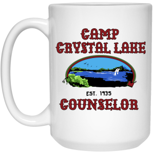 Friday The 13th Camp Crystal Lake Counselor Girls Ringer Mug