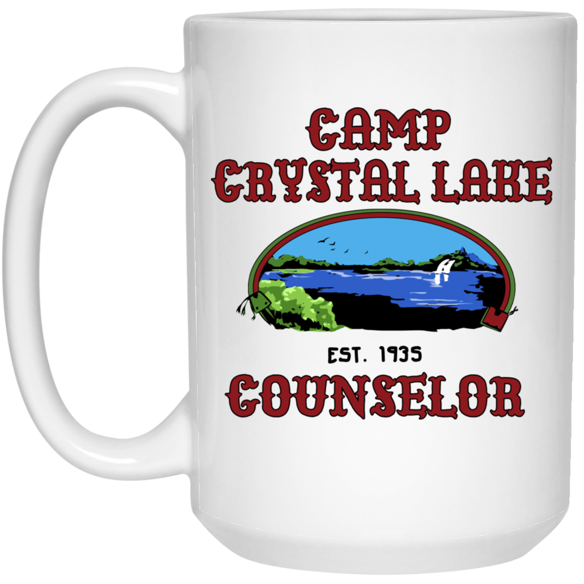 Friday The 13th Camp Crystal Lake Counselor Girls Ringer Mug Friday The 13th Camp Crystal Lake Counselor Girls Ringer Mug