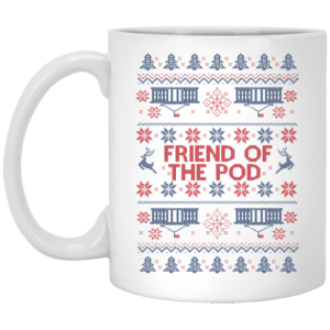 Friend Of The Pod Holiday Sweater Mug 3