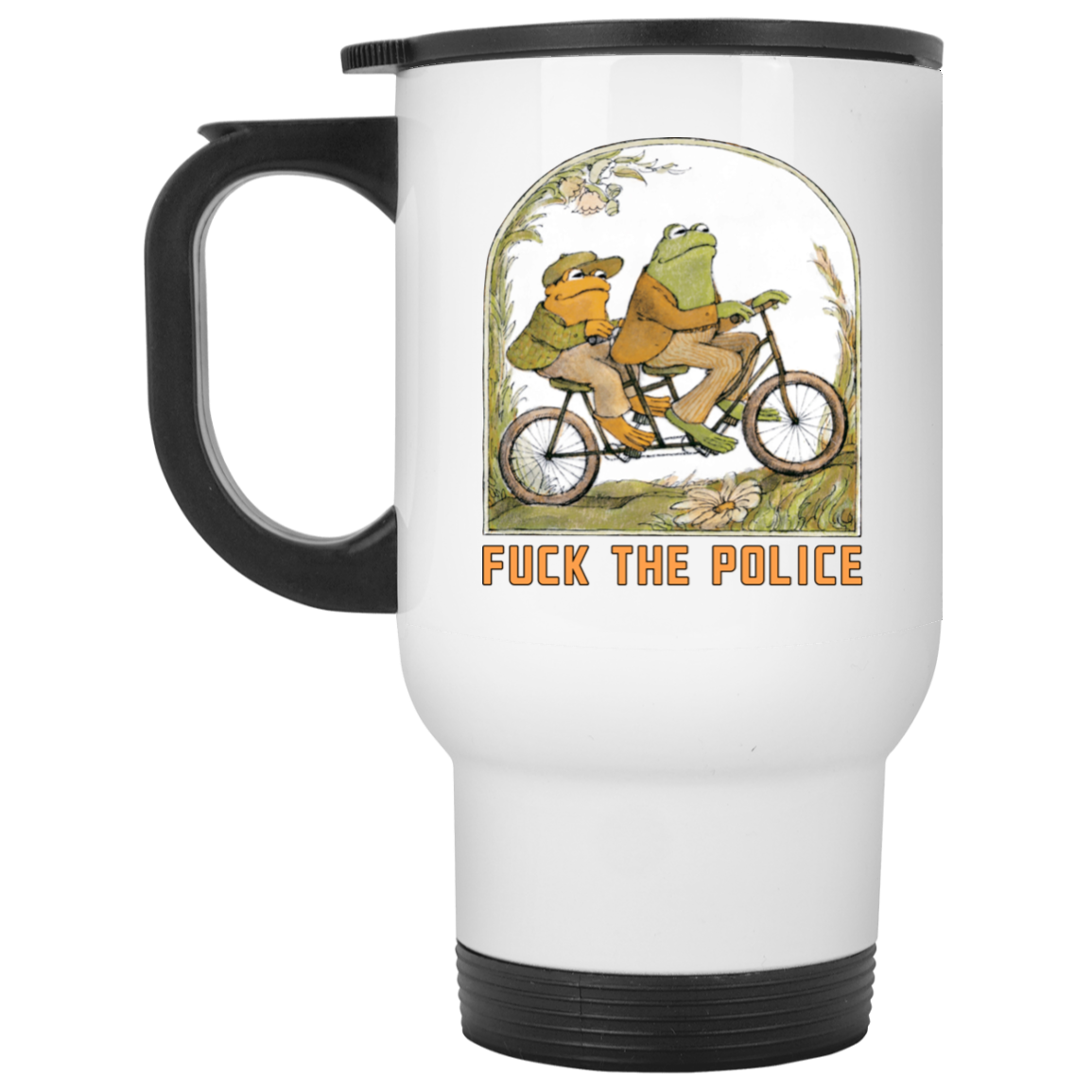Frog And Toad Fuck The Police Mug Frog And Toad Fuck The Police Mug