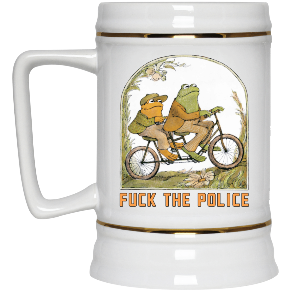 Frog And Toad Fuck The Police Mug Frog And Toad Fuck The Police Mug