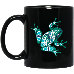 Frog Pacific Northwest Native American Indian Style Art Mug