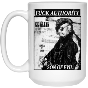 Fuck Authority Son Of Evil Mug