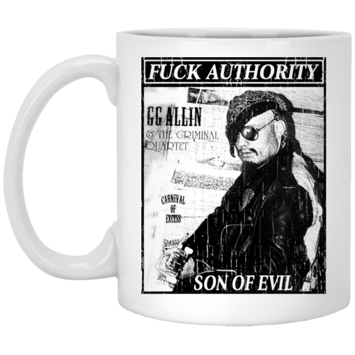 Fuck Authority Son Of Evil Mug Fuck Authority Son Of Evil Mug