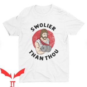 Funny Jesus T-shirt Funny Jesus Swolier Than Thou T-shirt