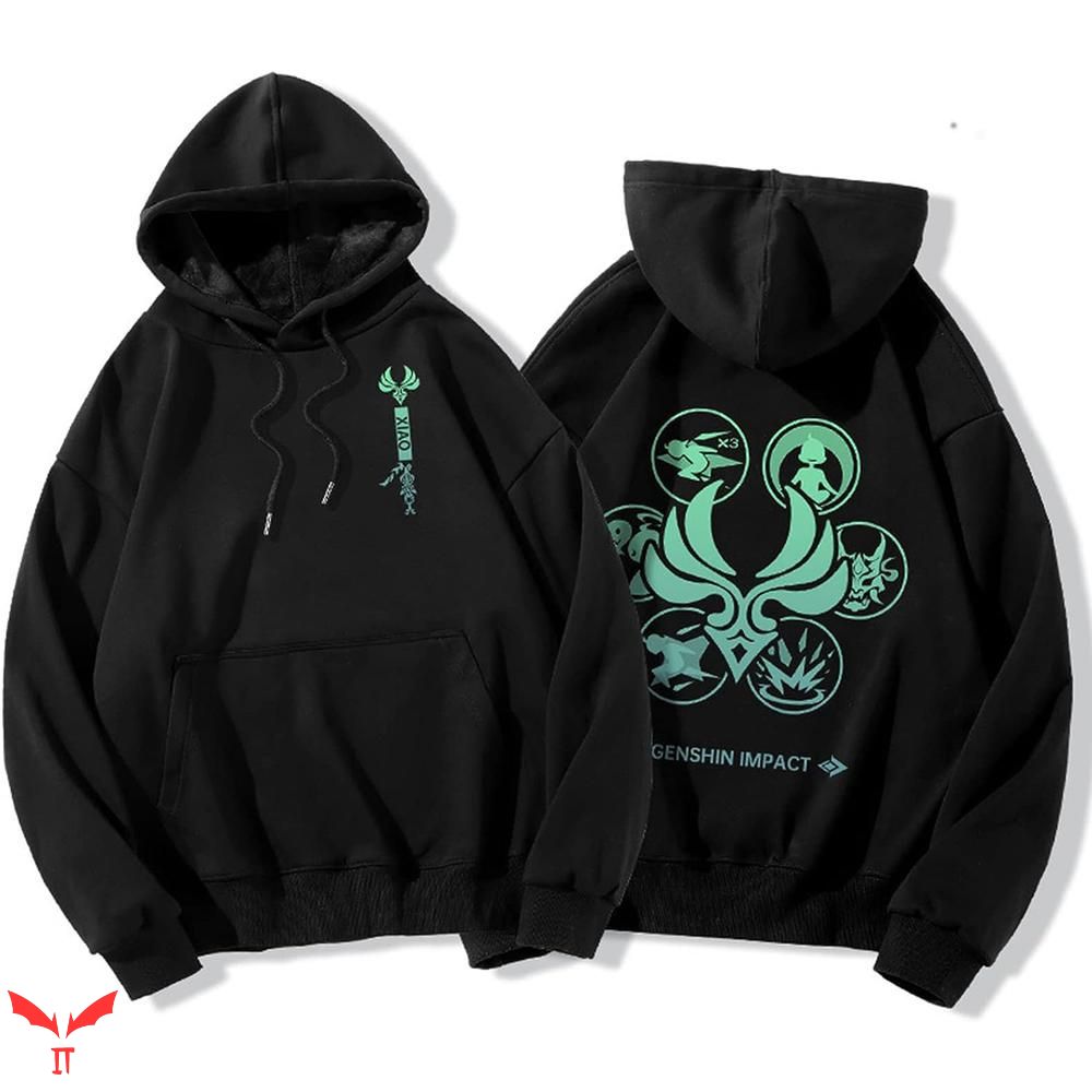 Genshin Impact Hoodie GBin Adult Youth Xiao Genshin Impact Hoodie GBin Adult Youth Xiao